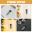 2Pcs Silver Stainless Steel Self-Locking Spring Plunger Knob for Tools 10