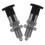 2Pcs Silver Stainless Steel Self-Locking Spring Plunger Knob for Tools 11