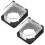 2Pièces Protections Boutons Plastique Transparent Facile Installation 7