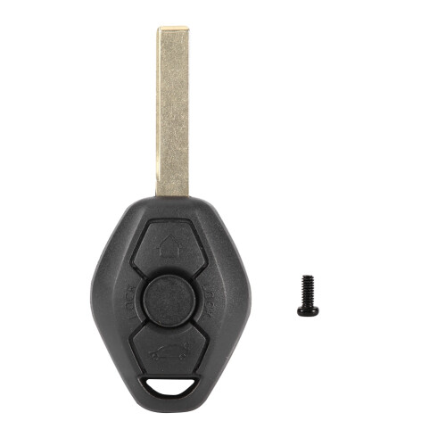 Fit For BMW Series Keyless Entry Remote Control Replacement433MHz Frequency Battery Included No Transponder Chip Programmable By Locksmith Compact
