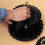 Black Three Layer Cake Stand for Display Made of PP Large Capacity 1 Piece 5