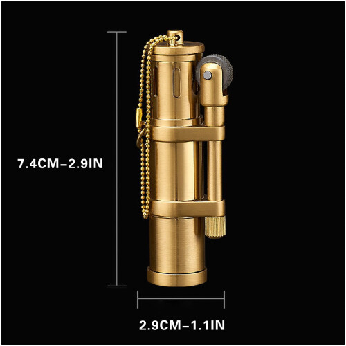 Luxury Butane Torch Windproof Lighter with Flame Ignition 1