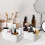 White Plastic Storage Box (20x14x7 cm), 4-Pack Organizer Crate for Kitchen, Bathroom & Wardrobe 2