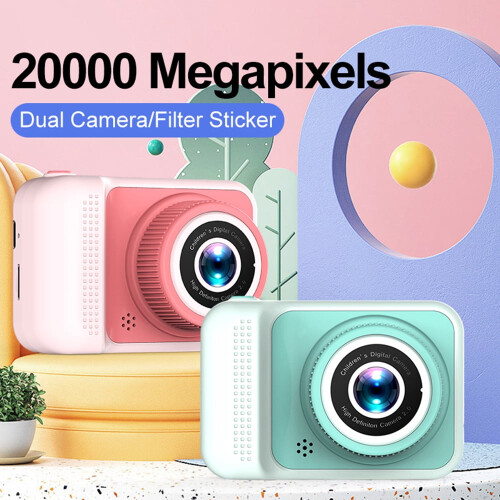 Παιδική κάμερα 1080P20MP με ζουμ 4X, οθόνη IPS 2,0" και διπλούς φακούς – Χαριτωμένη κάμερα 2