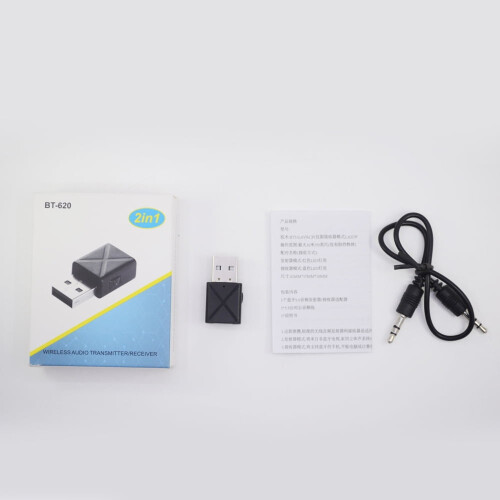 Ασύρματος πομπός 5.0USB2-σε-1Προσαρμογέας, Plug-and-Play για εκτυπωτή, πληκτρολόγιο, 1
