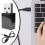 Ασύρματος πομπός 5.0USB2-σε-1Προσαρμογέας, Plug-and-Play για εκτυπωτή, πληκτρολόγιο, 6
