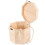 Tea Container Khaki Wood 1Set 3