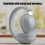 Over-Ear Bluetooth-hörlurar med dubbelt läge, vikbara och låga 5