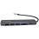 Estação de acoplamento Tipo C 7 em 1 com conversor de hub USB 3.0 4K HD 5