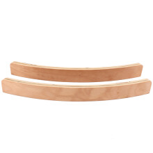 Spielkartenhalter aus Massivholz – Robustes Kartentablett aus Holz mit geschwungener Form für Spielebegeisterte, rutschfester Boden für sicheren