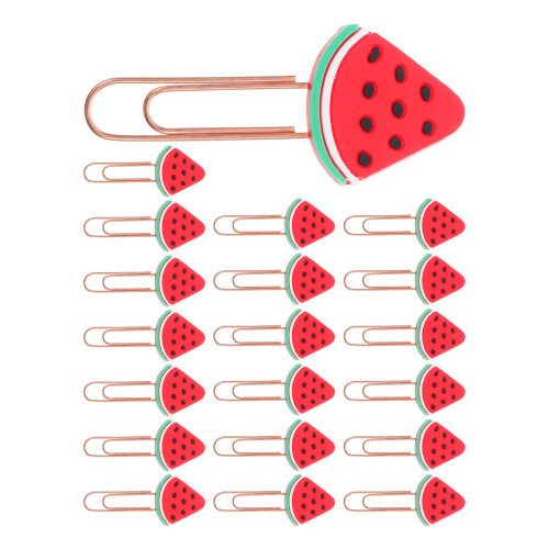 100Pièces Clips Rouge Multi-Usage Résistants Documents Notes 1