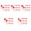 100Pièces Clips Rouge Multi-Usage Résistants Documents Notes 3
