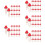 100Pièces Clips Rouge Multi-Usage Résistants Documents Notes 10