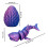 3D Printed Shark with Egg, Mini 3D Printed Animals, 3D Dragon Eggs with Shark,Mini Prefilled Eggs 3