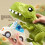 Dinosaurbilsett med 6 pull-back-biler og transportbil – Bursdagsgave til gutter 3-5+, under $5 6