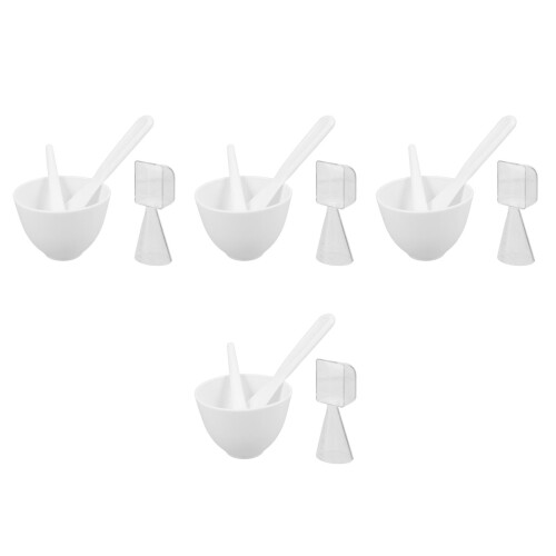 4Ensembles Bols Silicone , Ustensiles Pour Fabrication Masques 2