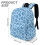 Mochila Anime de 17 polegadas em tecido Oxford com estampa de desenho animado. 3