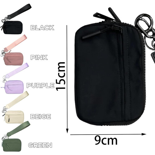 Το πορτοφόλι Iris' Wallet 2ης γενιάς, 63.6" The Iris Pouch Wristlet, θήκη καρτών με φερμουάρ και 1