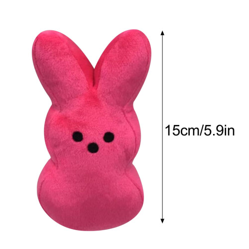 Coelho de pelúcia de Páscoa de 15 cm (6 polegadas) - pacote com vários itens 1