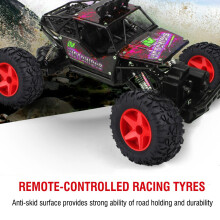 Verbesserte RC-Car-Reifen, breites Reifendesign für erhöhte Stabilität, rutschfeste Räder für zuverlässigen Grip, perfekt für Felsen, Schlamm