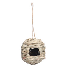 Comfortable Shelter Birdhouse, Hand Woven Grass Nest For Garden Decoration, Durable And Sturdy Construction Ideal For Outdoor Hanging