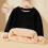 Fleece sweatshirt med sherpafor til piger, sort, 13-14 år 2
