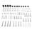 20Pièces Bracelets Silicone Vert Décoration Graduation 2025 2