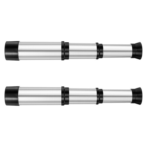 6Pièces Télescope Main Argenté Plastique Pour Et 1