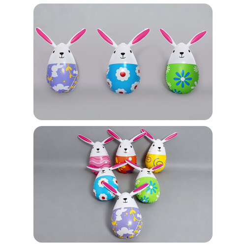 15,7 ιντσών Πασχαλινά φουσκωτά κουνελάκια εξωτερικού χώρου, μεγάλα φουσκωτά 2