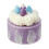 Cake Shape Tea Lights Purple Aromatherapy Candles 12-Pack 2