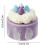 Cake Shape Tea Lights Purple Aromatherapy Candles 12-Pack 3