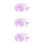 6000Pièces Confettis Rose Table Forme Pentagramme Séquins Pour 8