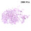 6000Pièces Confettis Rose Table Forme Pentagramme Séquins Pour 10