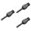 3Pièces Adaptateur Mandrin Percussion Conversion Métal Durable 6