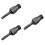 3Pièces Adaptateur Mandrin Percussion Conversion Métal Durable 7
