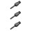 3Pièces Adaptateur Mandrin Percussion Conversion Métal Durable 8