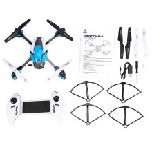 Drone pieghevole per la trasmissione di immagini digitali, quadricottero FPV con batteria modulare e firmware di livello professionale, ideale per