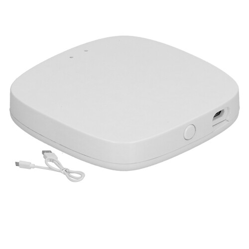 Smart WiFi Zigbee Gateway Hub Voice Command Enabled Remote Access Smart Devices Integrated Smart Home System With Tuya APP Compatibility And Google 2