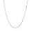Twist Chain Necklace Silver Thin Metal Choker 7
