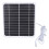 20W Solar Panel With Usb Charger For Outdoor Security Cameras Adjustable 7