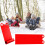 Plastic snow sled roll-up lightweight with handles 4
