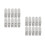 20Pièces Lampes Auto Cob Argent Silicone Sécurisées Éco 7