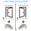 2-Pack 4-Inch Padlock Latch Door Lock Heavy Duty Security Hardware 7