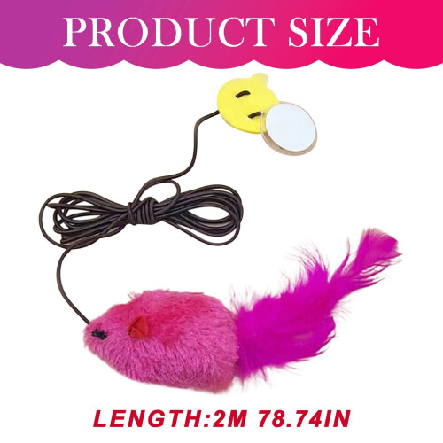 Opruiming Kattenluik Hangend Speelgoed Elastisch Touw Speelgoed Touwhanger Pluche 2