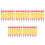 40Pcs Yellow Inflatable Pencil Back to School Classroom Props 7