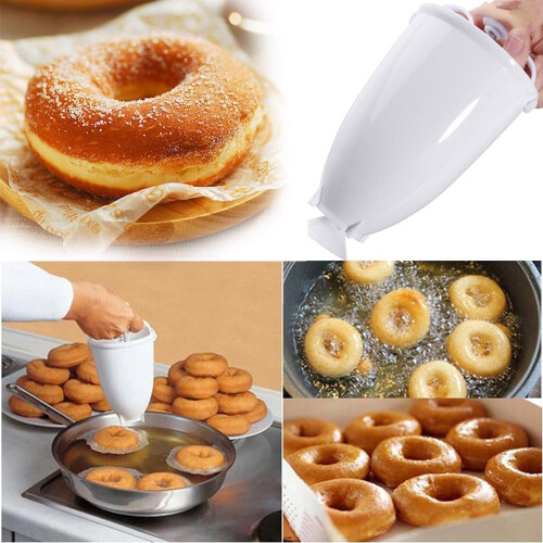 Clearance! Donut Maker Manual Donut Maker, Diy Tool Kitchen Machine Plastic Ware Maker Making Bake Kitchen, Dining & Bar, Bakeware Clearance Sale 1