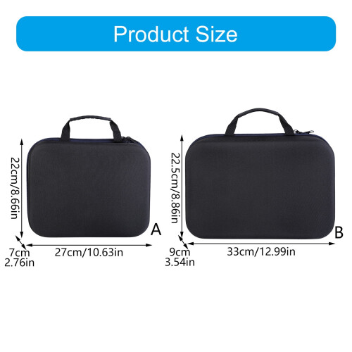 Drill Tool Bag Storage Case with Handle, Electric Grinder Drill Bag Zippers Pouches Replacement for Electric Drill Tool 2