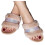 Γυναικεία σανδάλια Slip On Slide, Γυναικεία παντόφλες με ένα πεντάλ, ανοιχτά δάχτυλα, 3