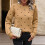 Damen-Pullover mit Polka-Dots, langärmelig, Rundhalsausschnitt, Strickoberteil 3