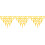 300Pcs Yellow Plastic Pizza Stand Tripod for Tabletop Baking 4